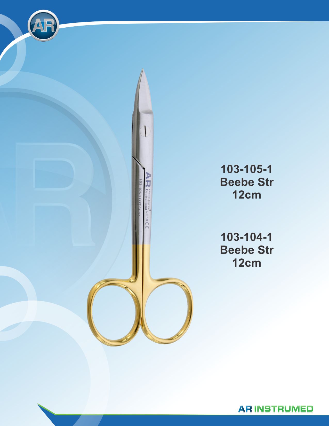Beebee Scissor Straight 12cm Saw Edge