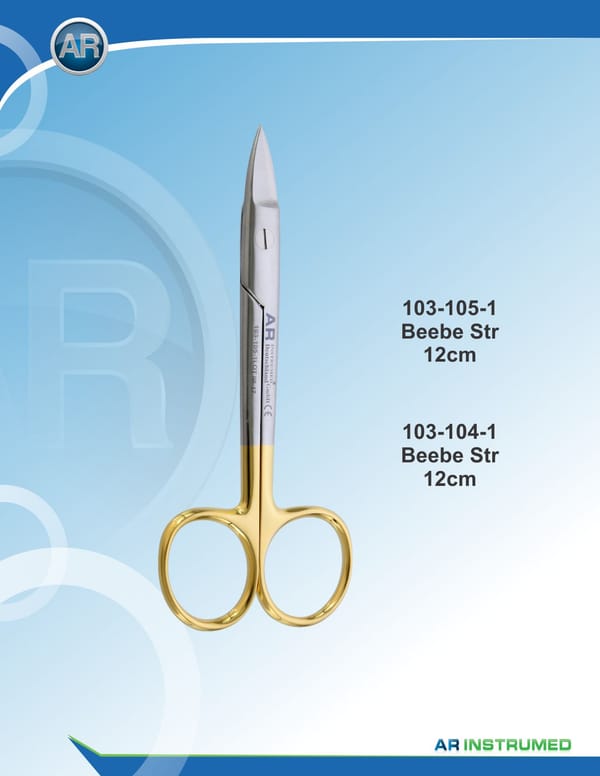 Beebee Scissor Straight 12cm Saw Edge
