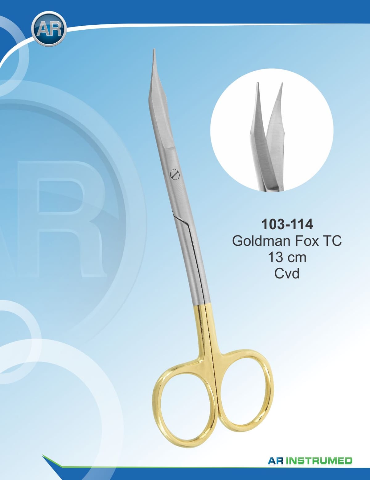 Goldman Fox Scissors TC – AR Instrumed, Surgical Instruments