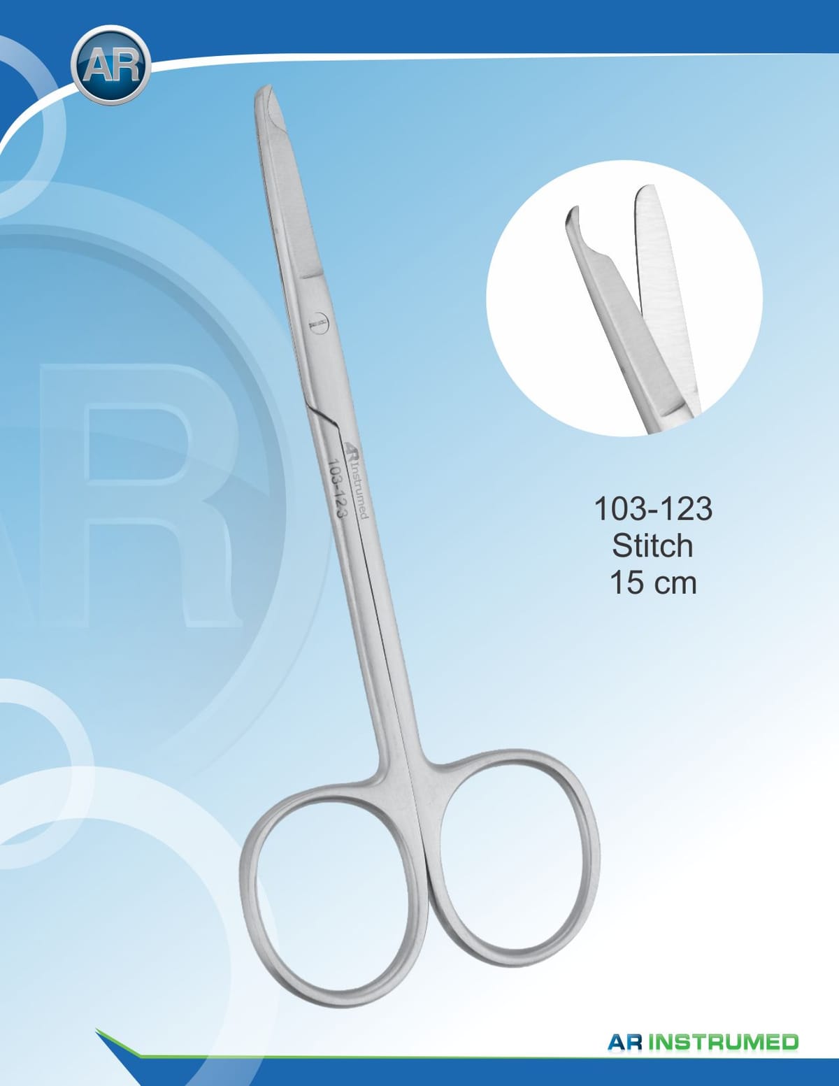 Stitch Scissors 15cm – AR Instrumed, Chirurgische Instrumente
