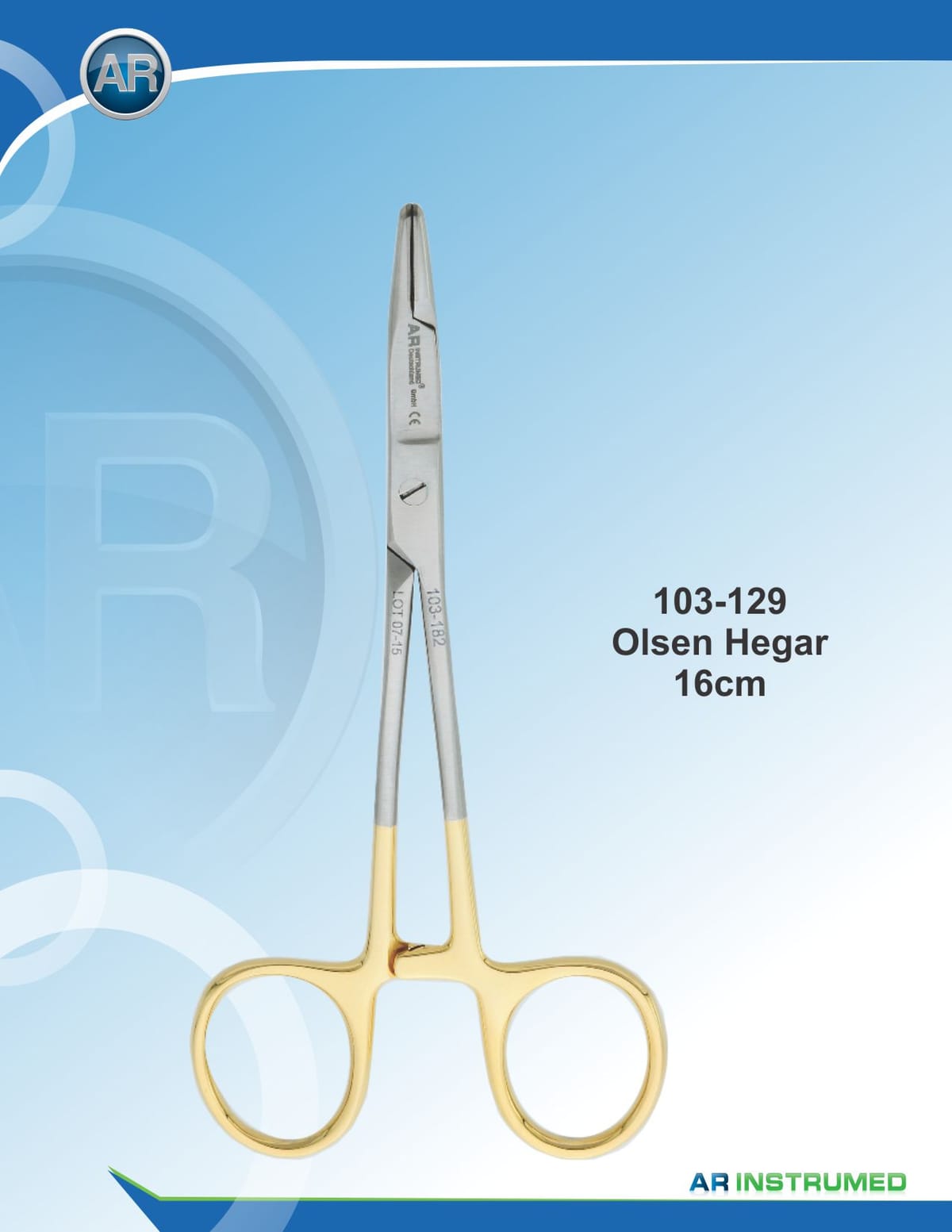 Olsen Hegar Needle Holder/Scissor in wire 2-0,3-0,4-0 16cm – AR Instrumed, Surgical Instruments