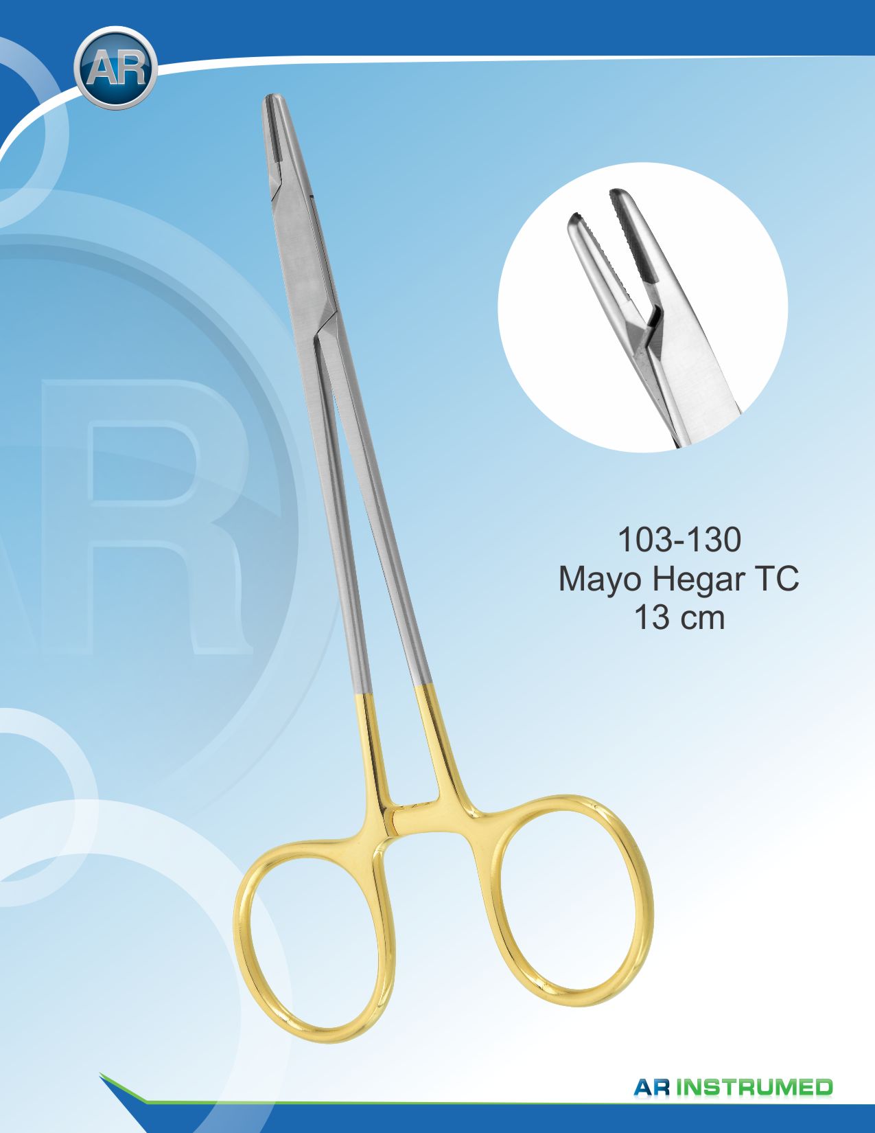 Needle holder Mayo Hegar TC