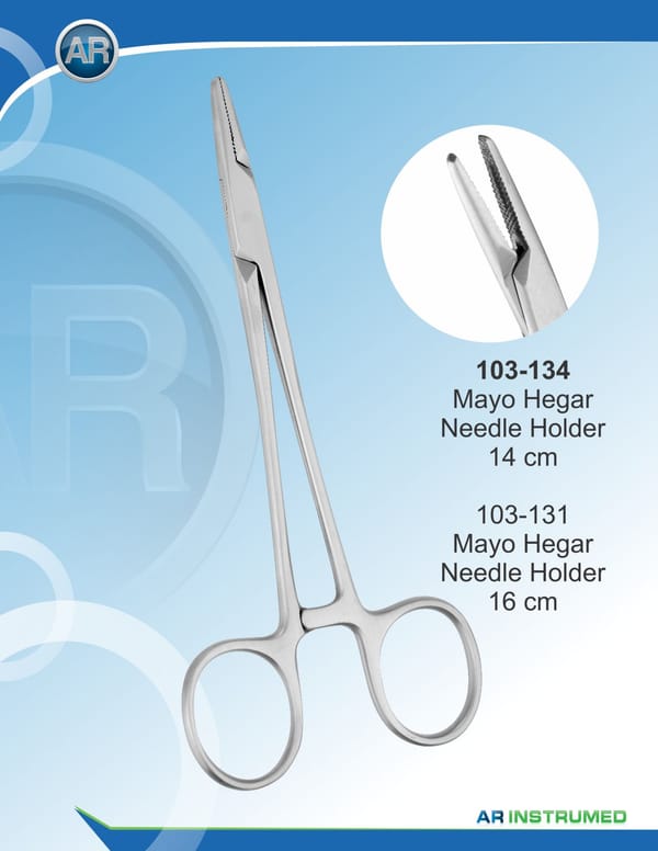 Mayo Hegar Needle Holder 14cm