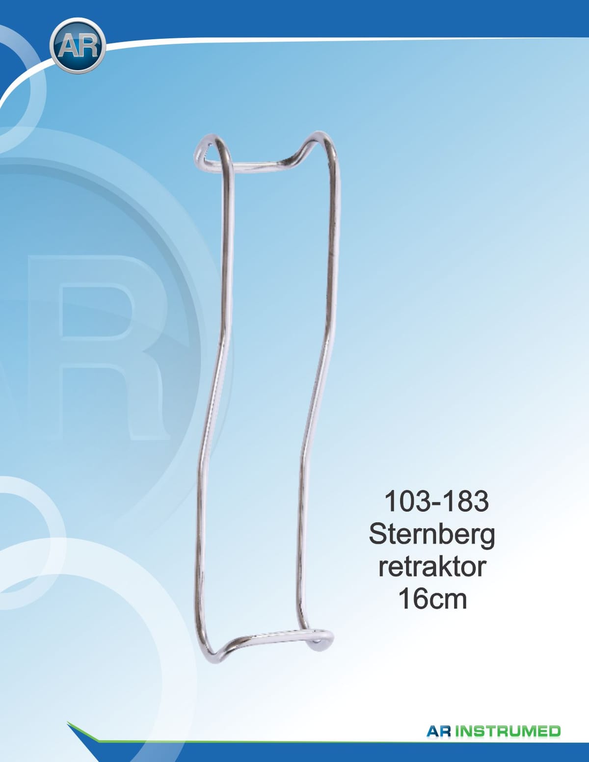 Sternberg Retractor 16cm – AR Instrumed, Chirurgische Instrumente