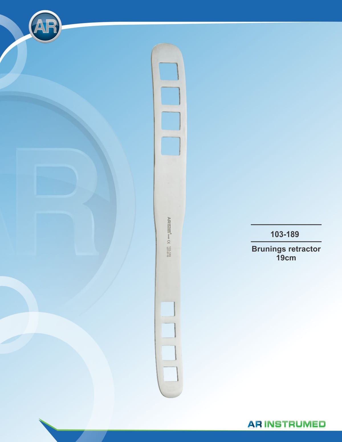 Brunings Retractor 19cm – AR Instrumed, Surgical Instruments
