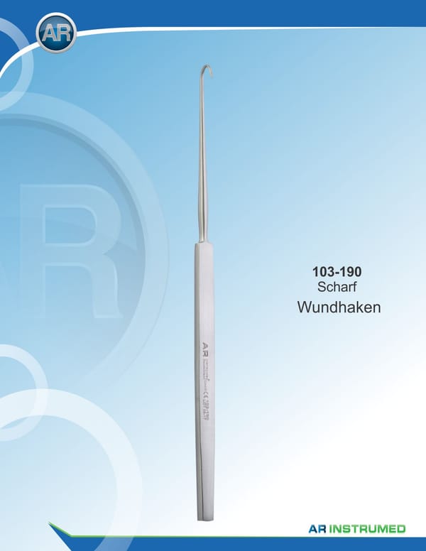 Retractor Sharp 16cm
