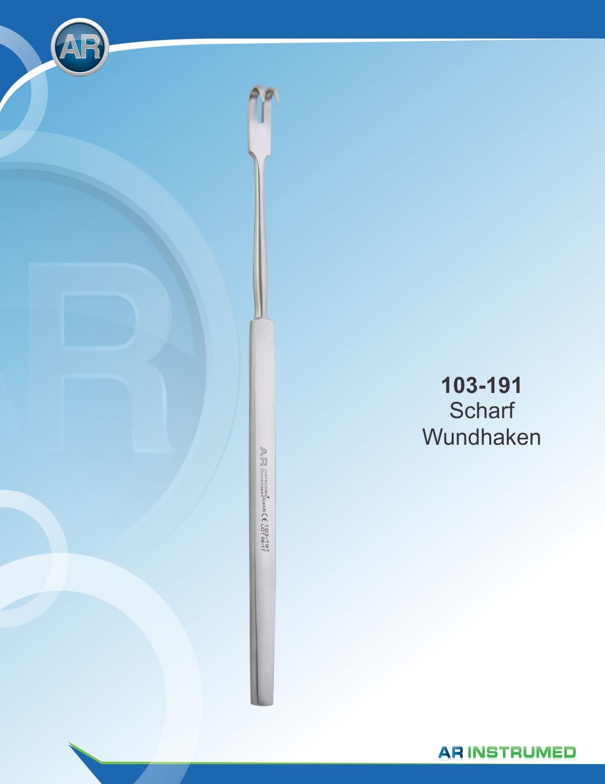Retractor Sharp 16cm – AR Instrumed, Surgical Instruments