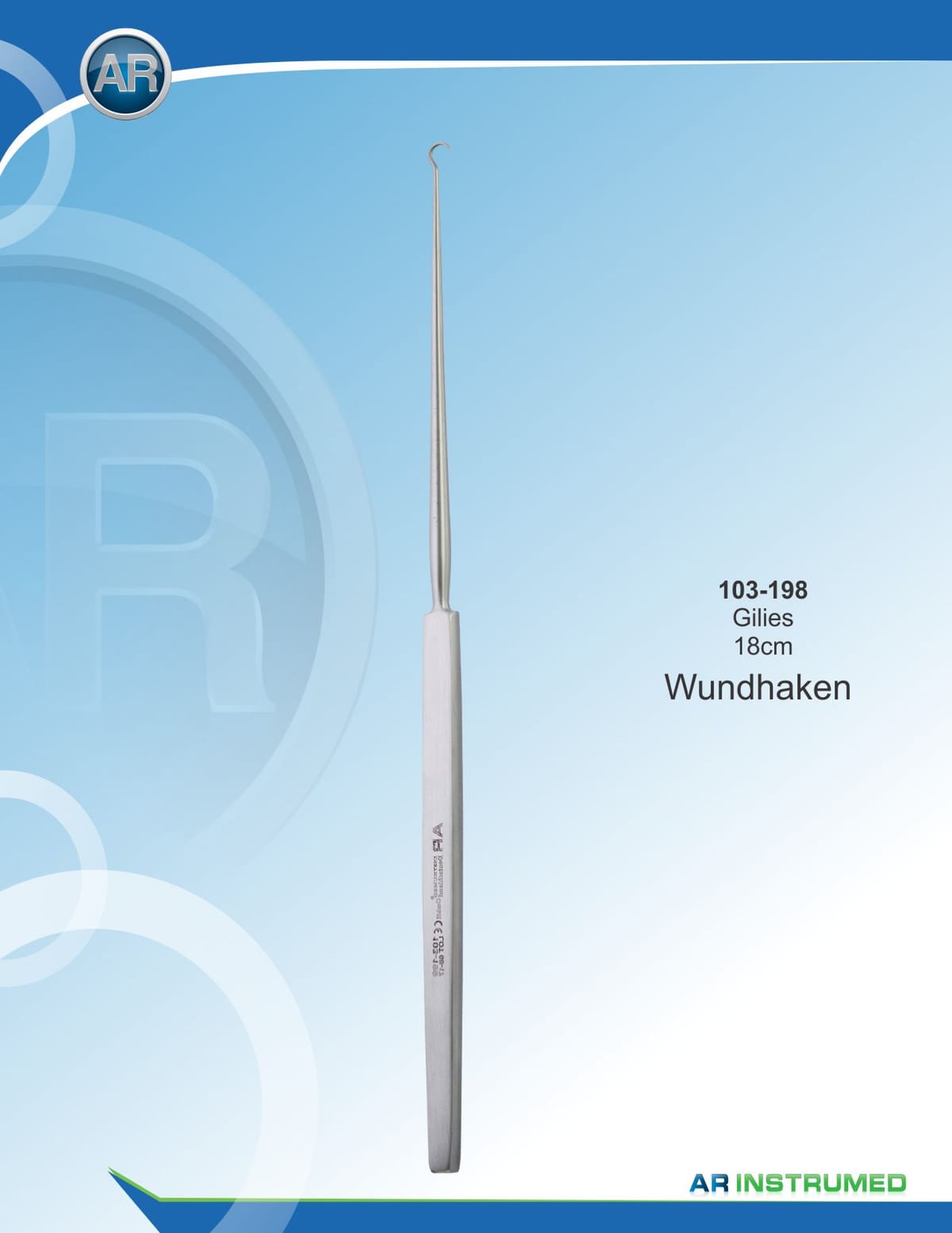 Gilies 18cm – AR Instrumed, Surgical Instruments