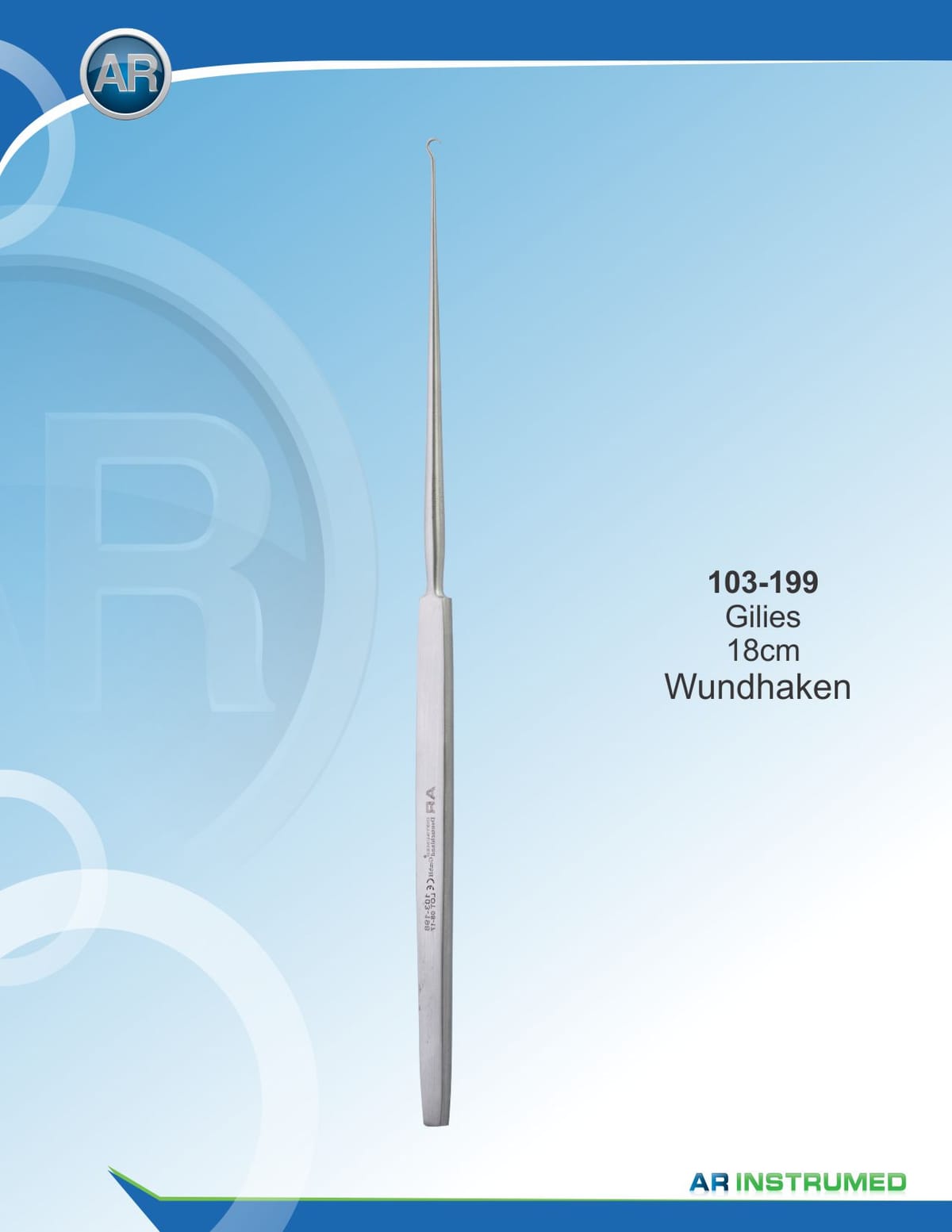 Gilies 18cm – AR Instrumed, Surgical Instruments