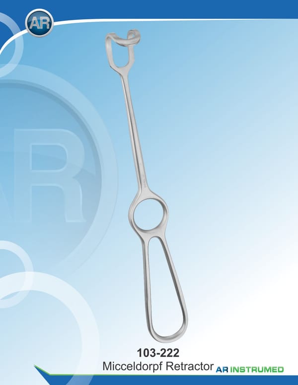 Micceldorpf Retractor 26x30mm 23cm