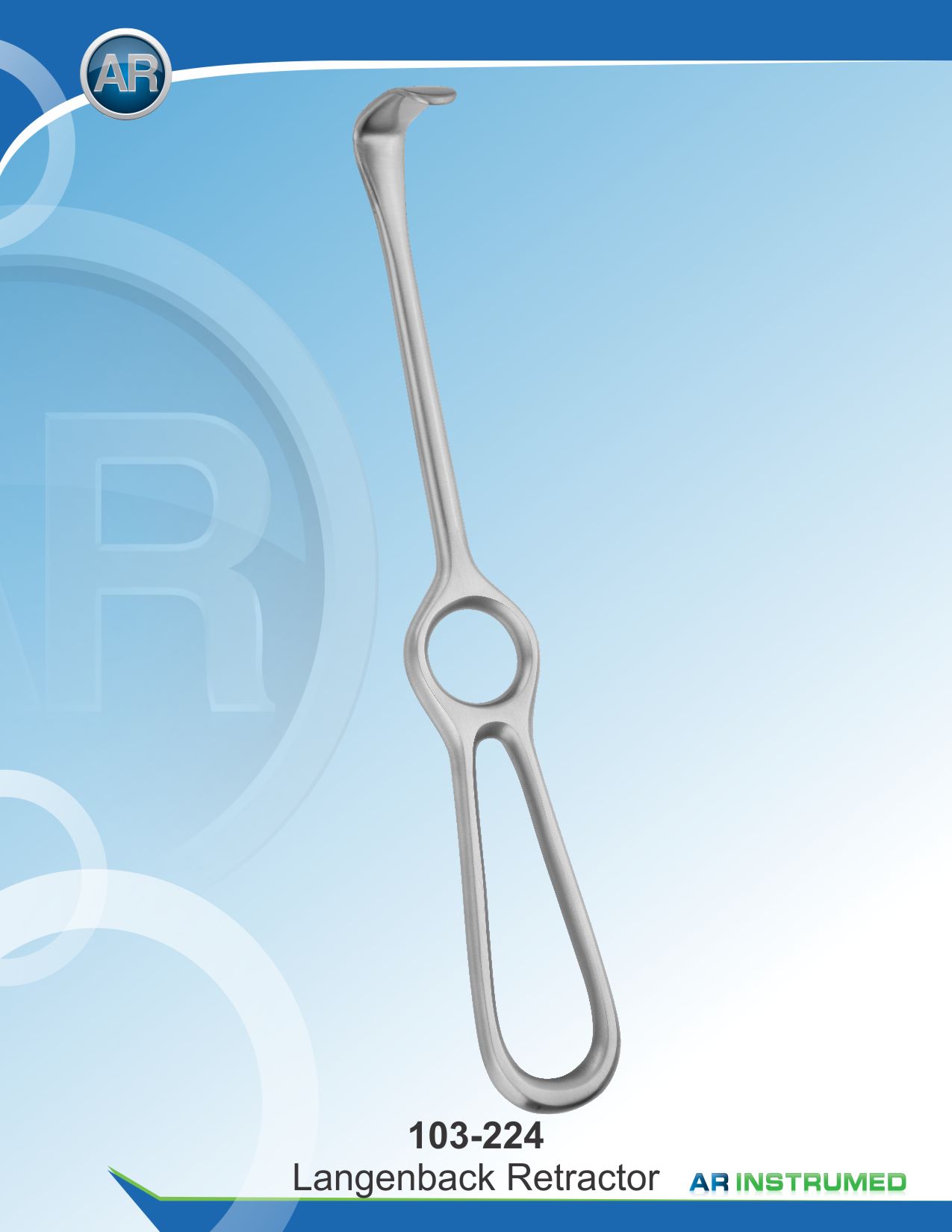 Lengenback Retractor 30x16mm 21cm – AR Instrumed, Surgical Hand Instruments
