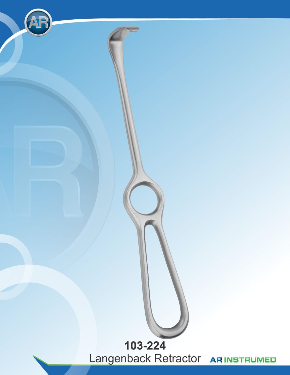 Lengenback Retractor 30x16mm 21cm – AR Instrumed, Surgical Instruments