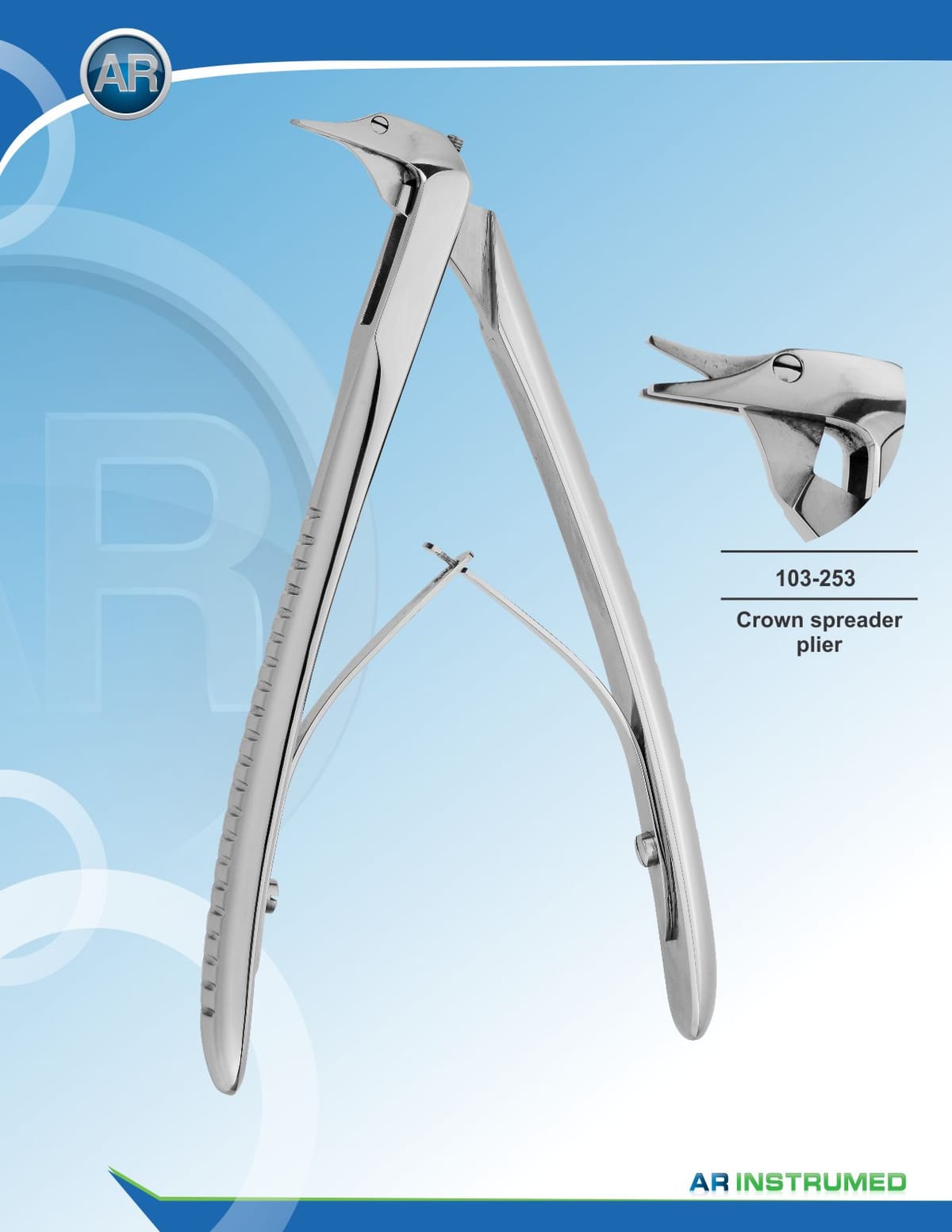 Crown Spreader Plier 17cm – AR Instrumed, Cements