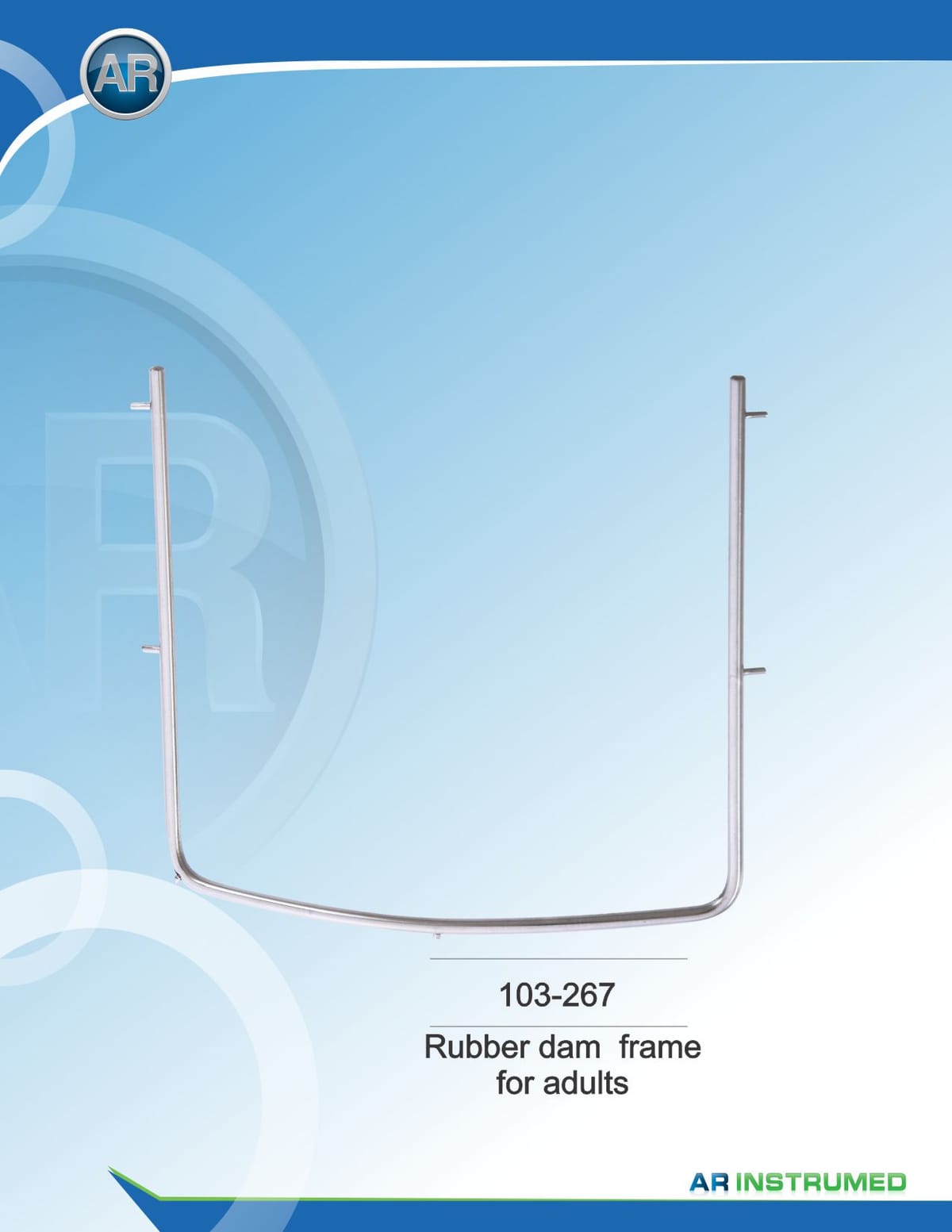 Rubber Dam Frame for Adults 9x10cm – AR Instrumed, Kofferdam