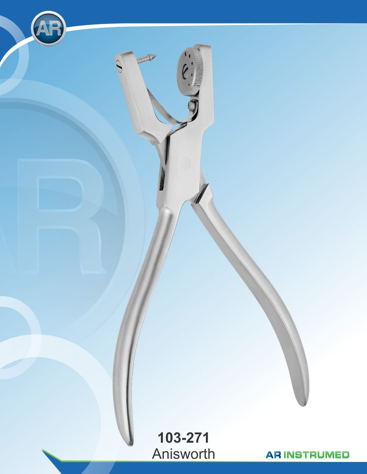 Ainsworth Rubber Dam Punch 17cm – AR Instrumed, Kofferdam
