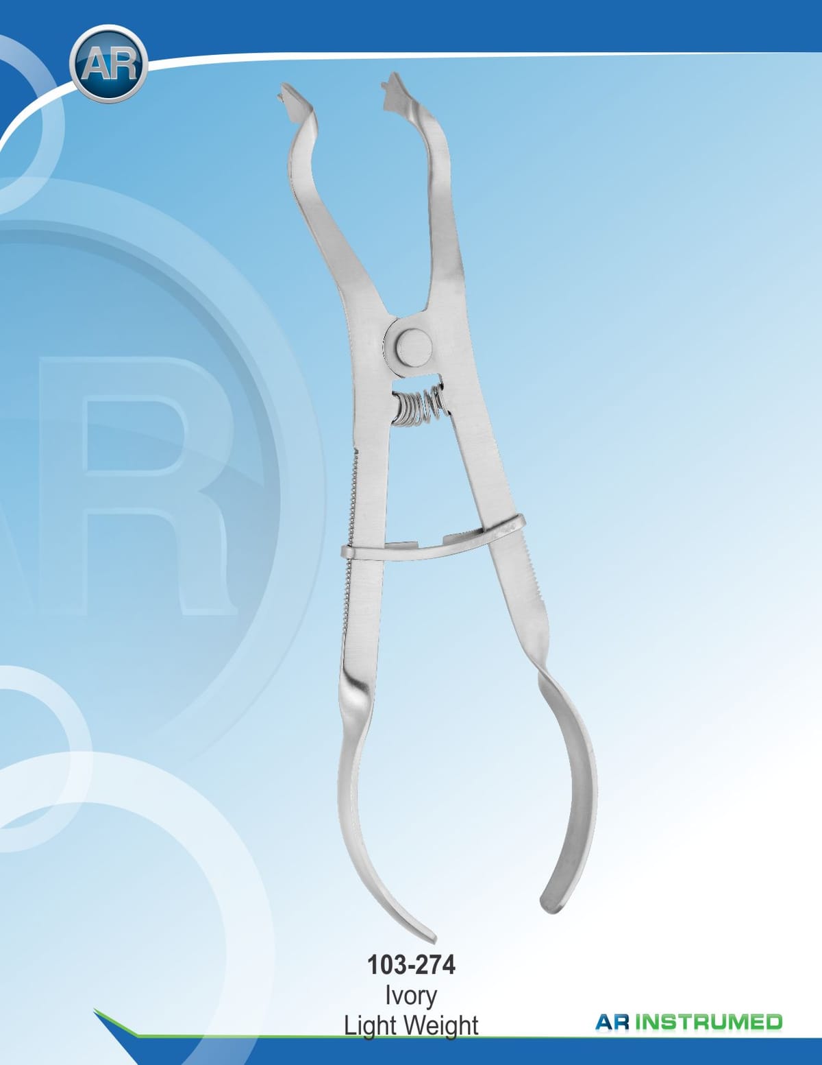 Rubber Dam Clamp Forceps 17cm – AR Instrumed, Kofferdamklammern