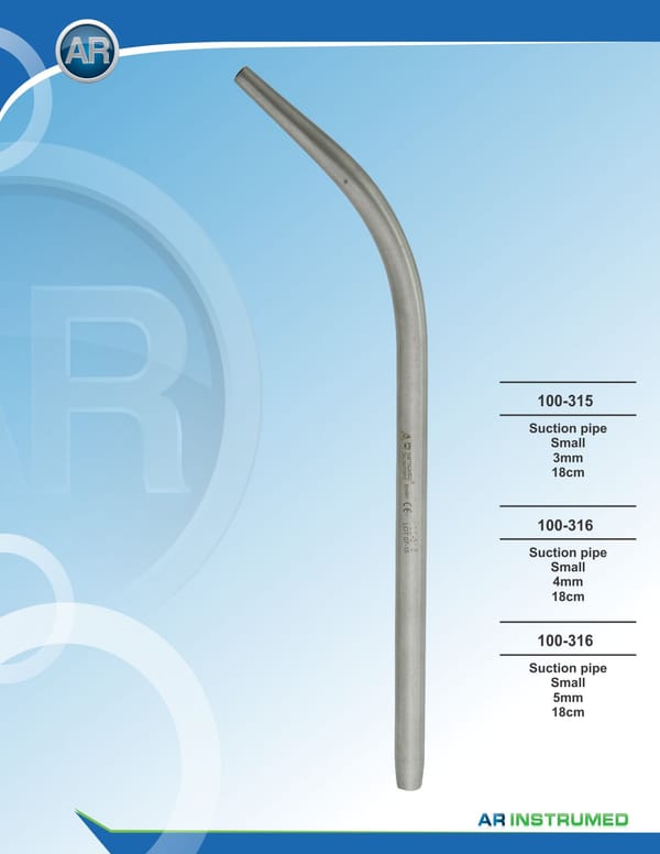 Suction Pipe Medium 4 mm 18cm