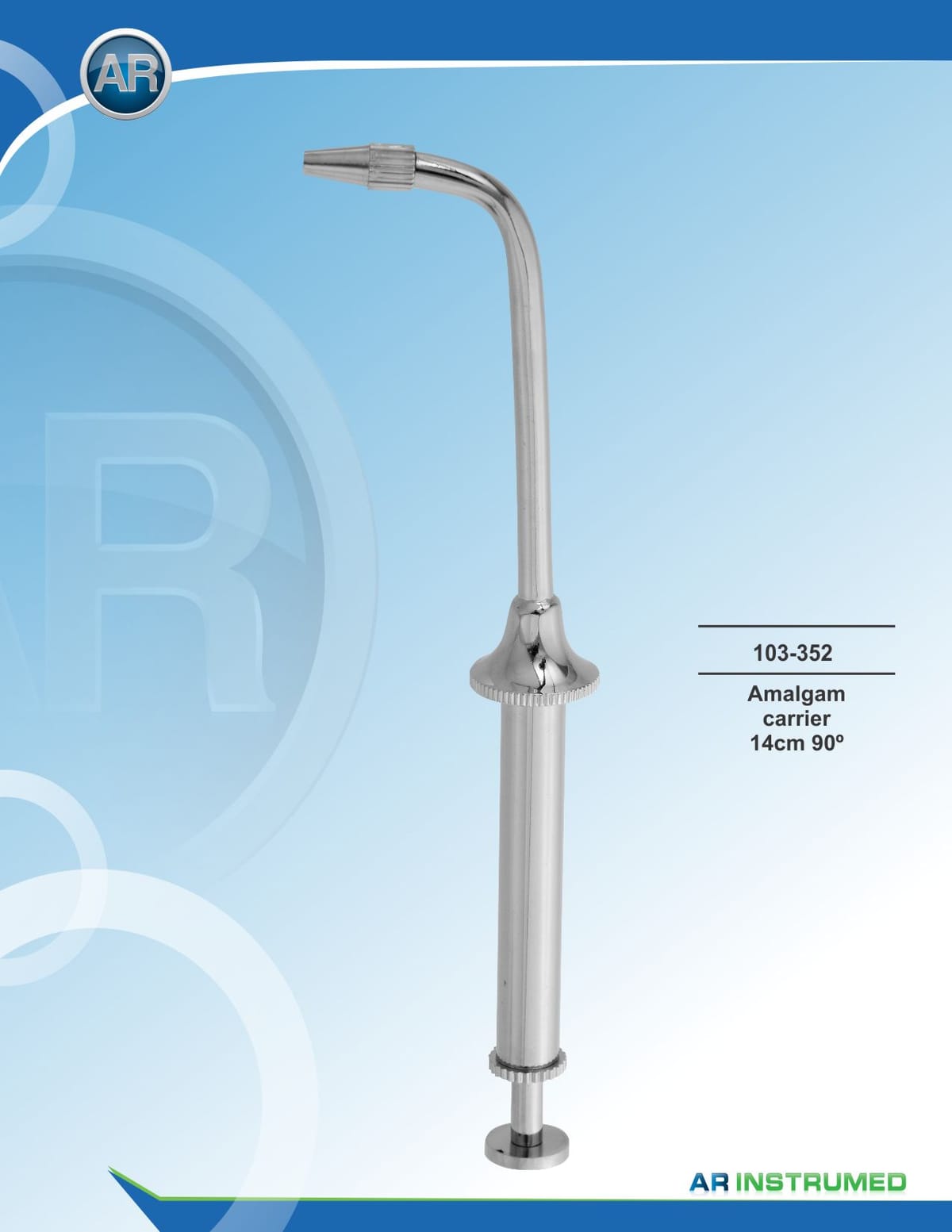 Amalgam Carrier 14cm 90° – AR Instrumed, Filling Instruments