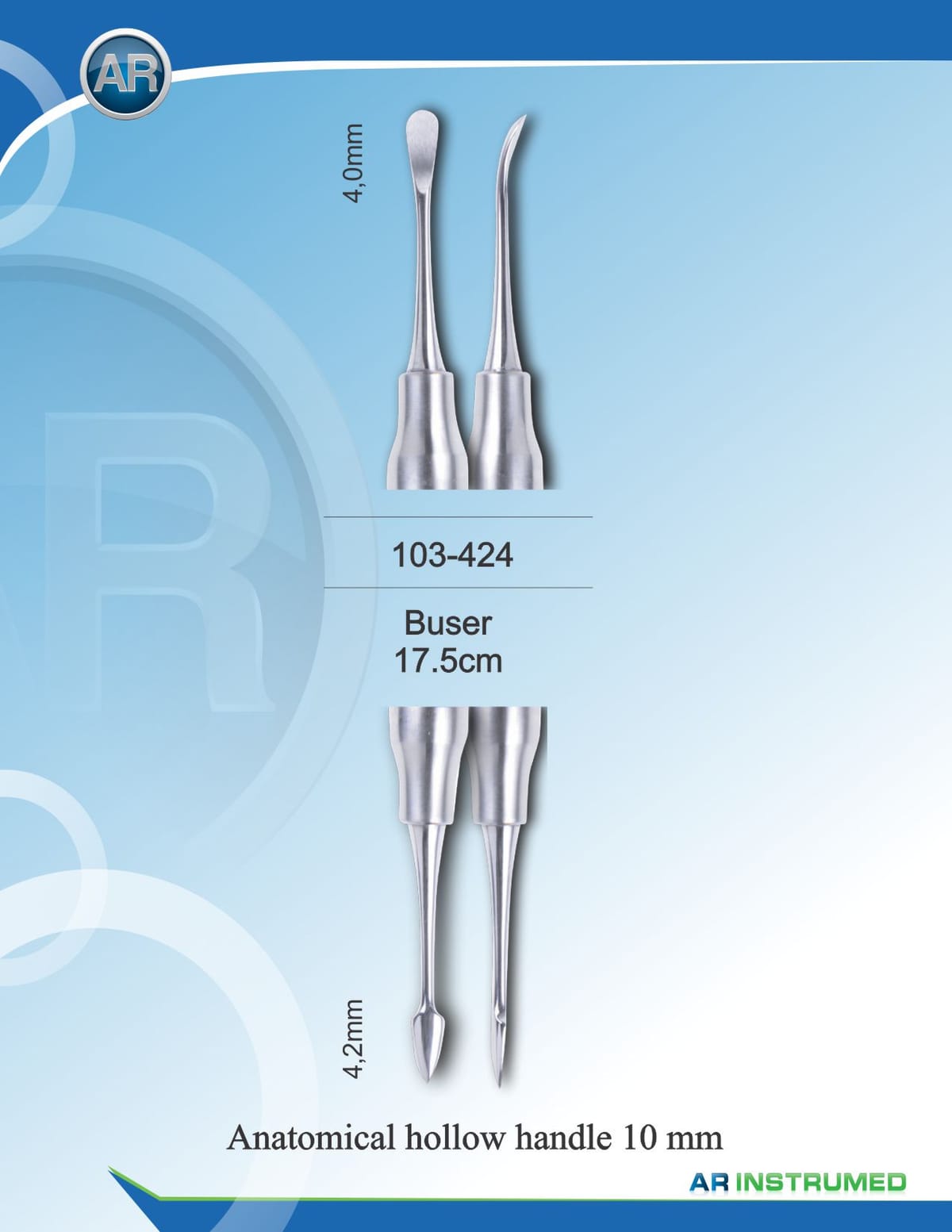 Buser 17.5cm – AR Instrumed, Chirurgische Instrumente