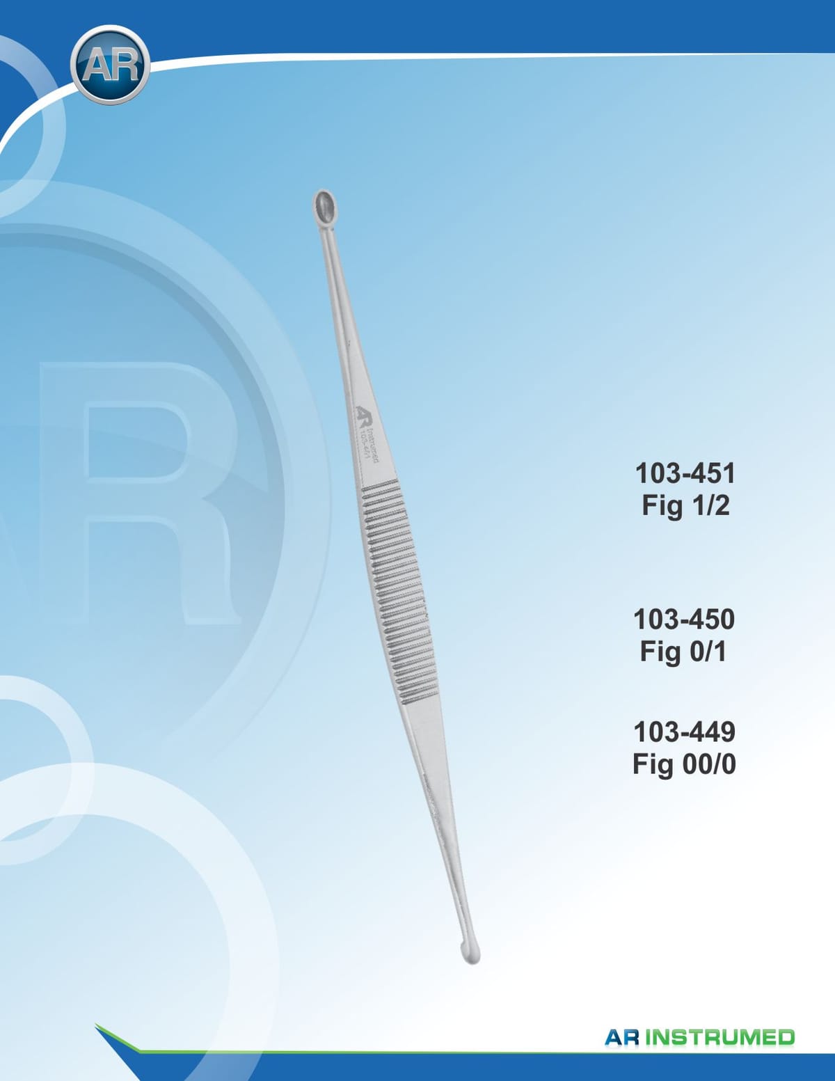 Williger Bone Curette 00/0 – AR Instrumed, Surgical Instruments