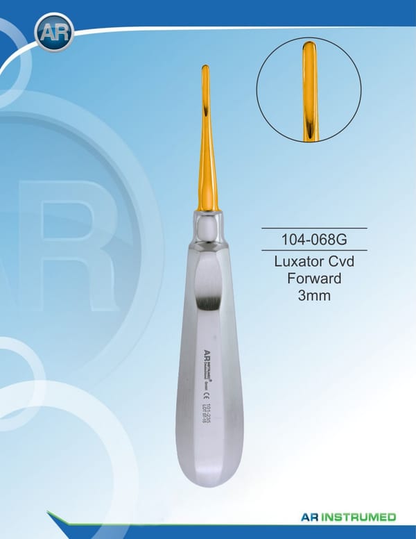 Luxator Curved Forward 3mm