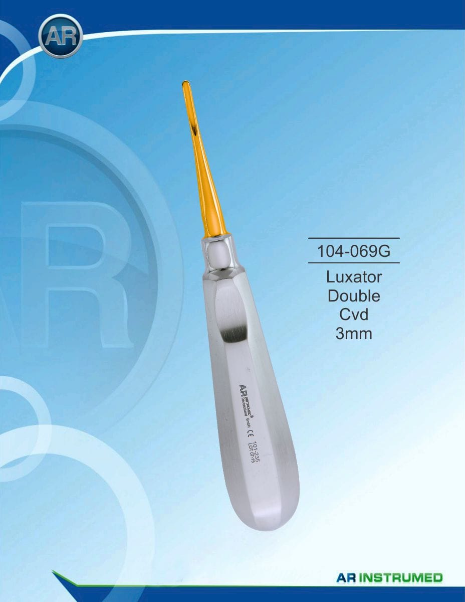 Luxator Double Curved 3mm – AR Instrumed, Root Elevators