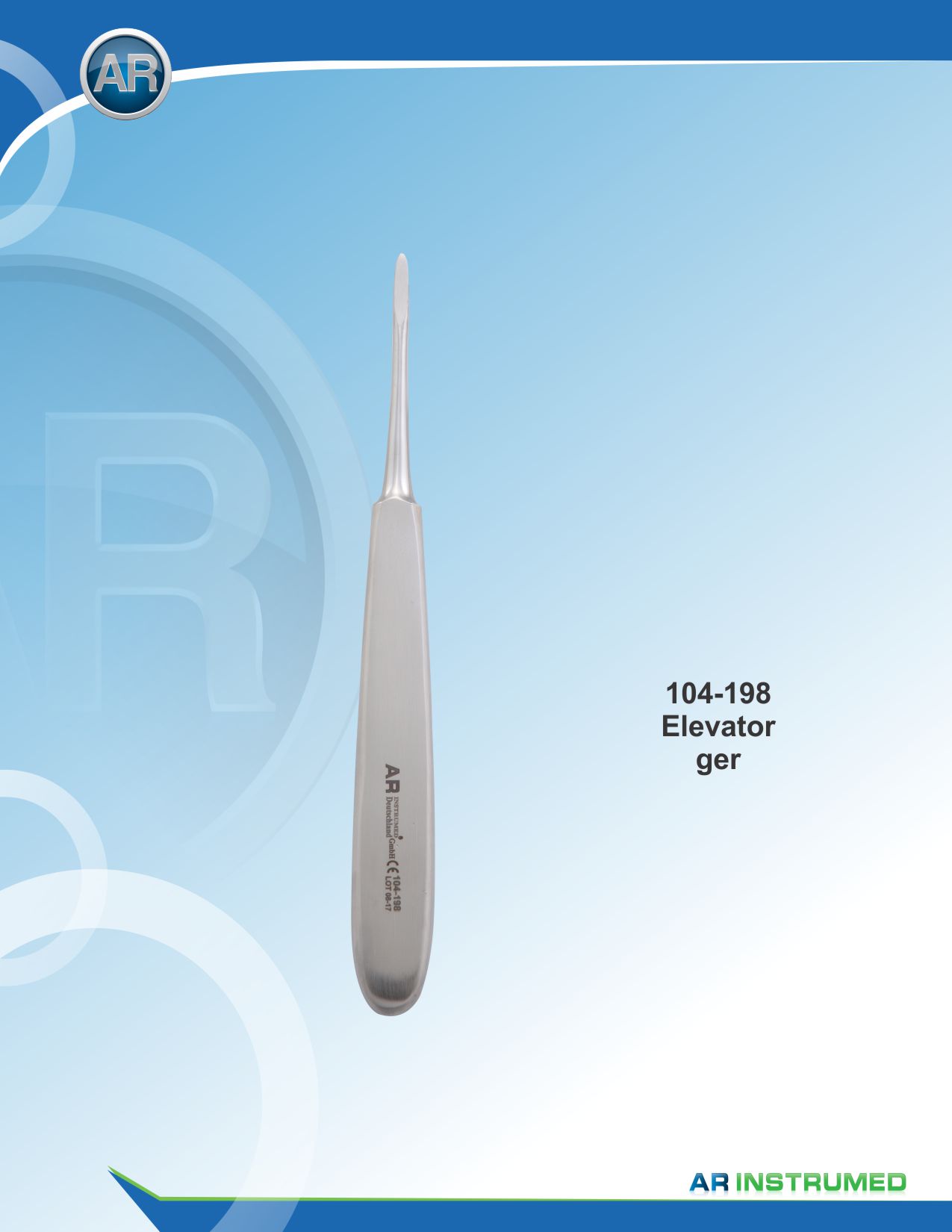 Warwick-James Straight 3mm – AR Instrumed, Elevators