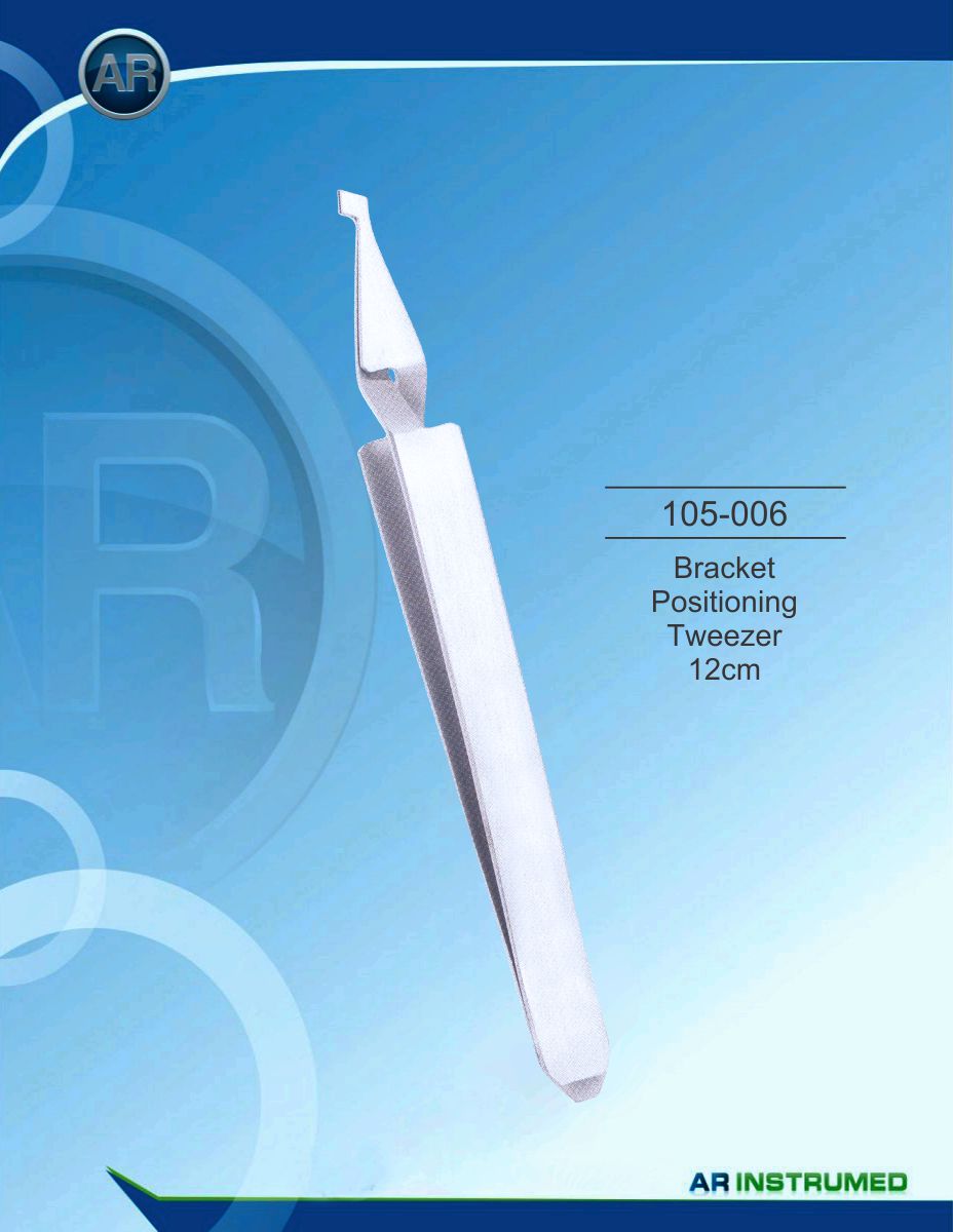 Bracket Positioning Tweezer 12cm – AR Instrumed, Orthodontic Pliers & Instruments