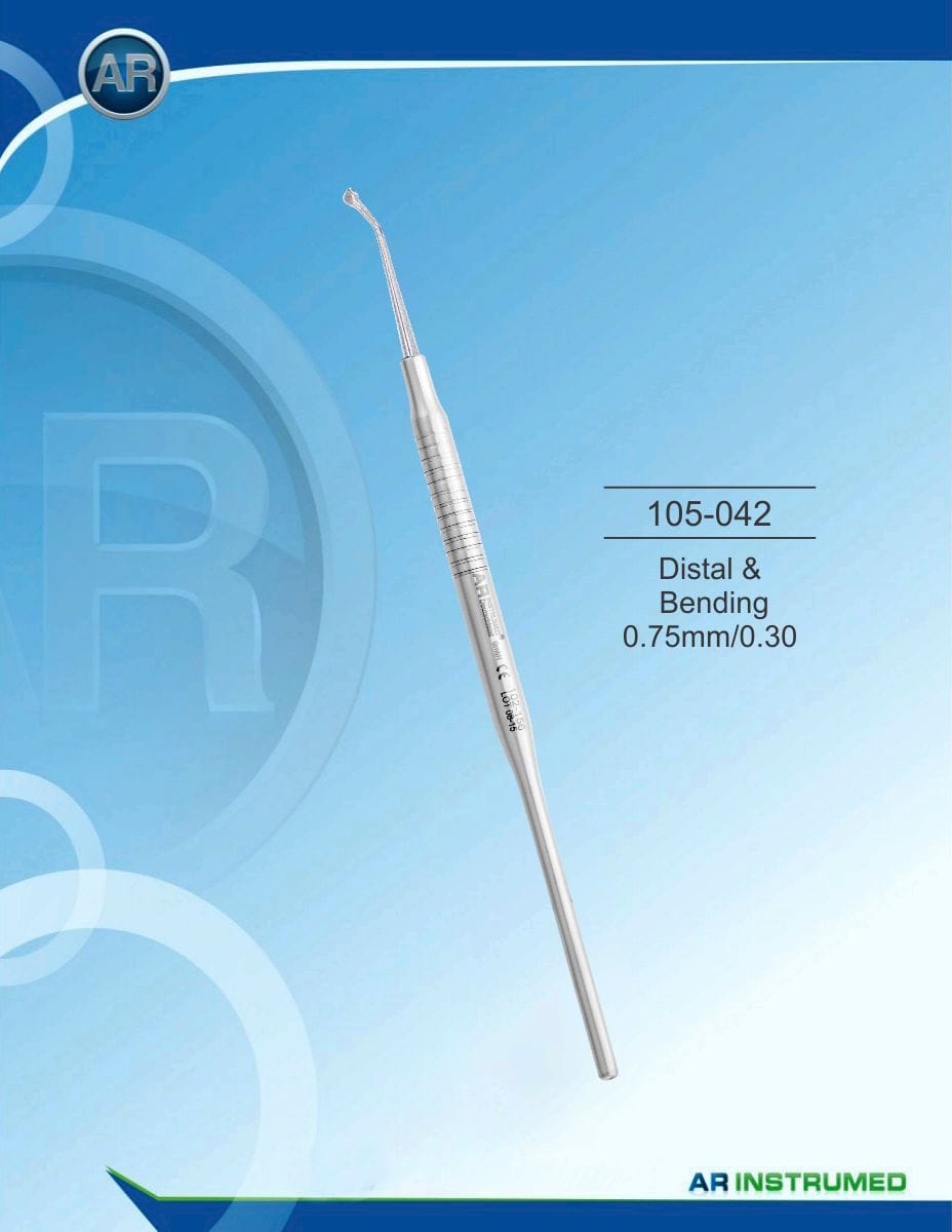Distal &amp; Bending 0.75mm/0.30 Hollow Handle 6mm – AR Instrumed, Zangen