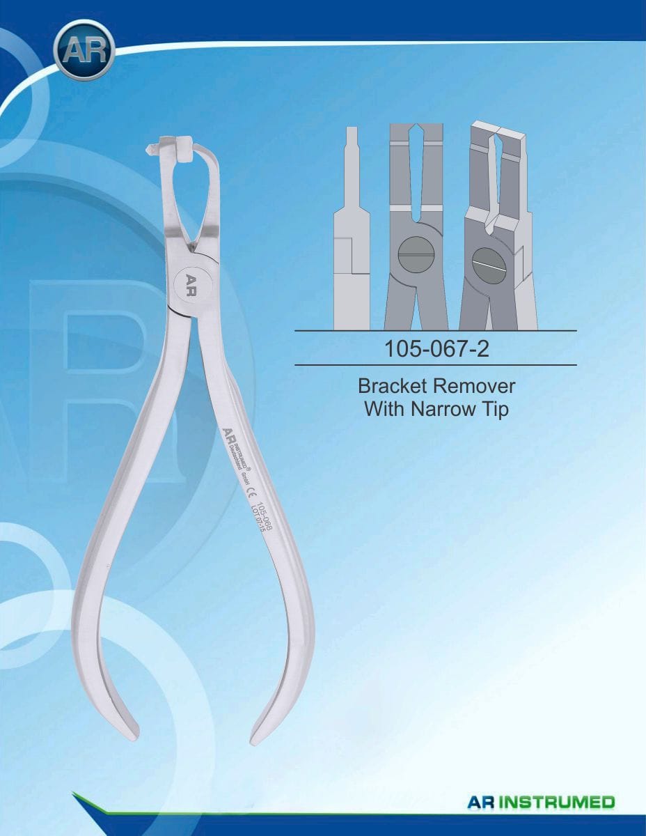 Orthodontics Pliers Bracket Remover With Narrow Tip – AR Instrumed, Pliers