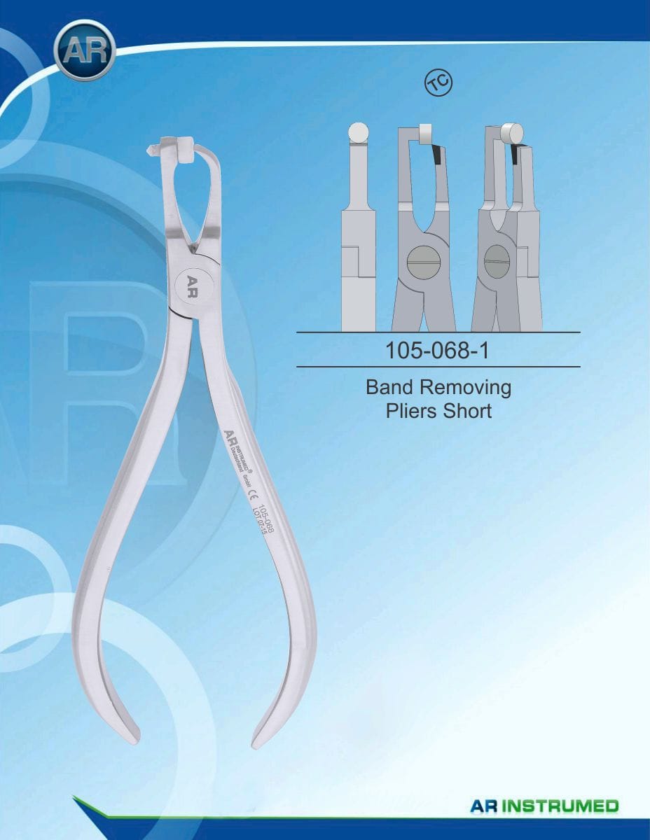 Orthodontics Pliers Band Removing Pliers Short (TC) – AR Instrumed, Zangen