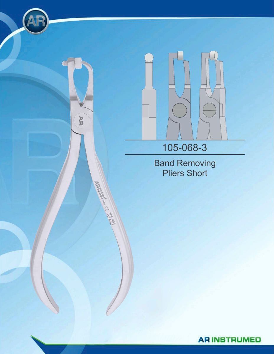 Orthodontics Pliers Band Removing Pliers Short – AR Instrumed, Zangen