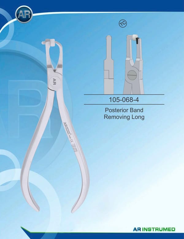Orthodontics Pliers Posterior Band Removing Long (TC)