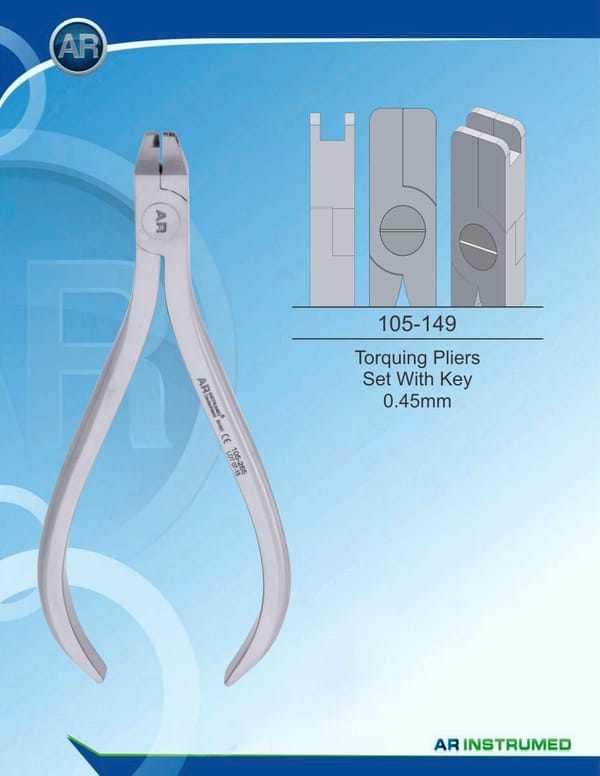 Orthodontics Pliers Torquing Pliers wide