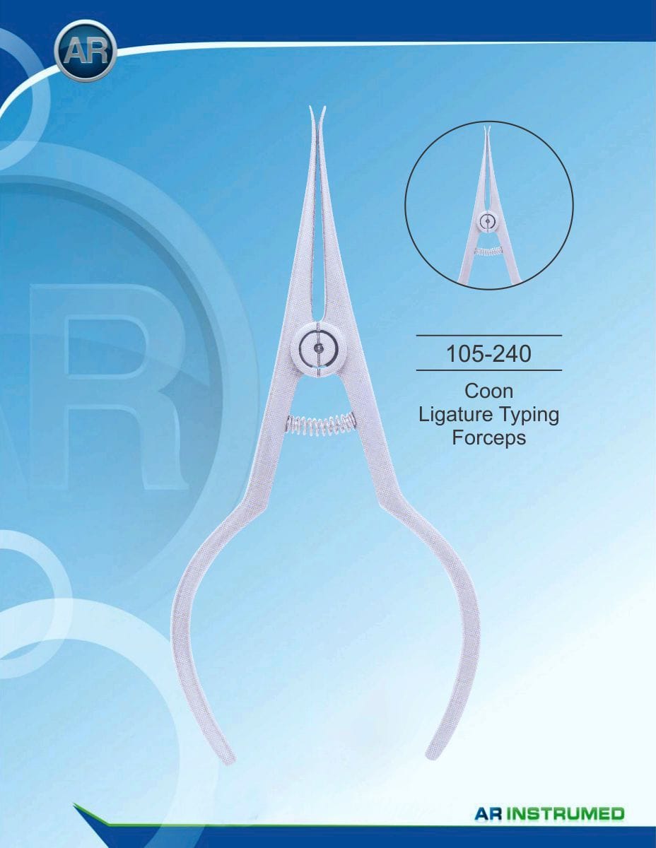 Coon Ligature Typing Forceps – AR Instrumed, Pliers
