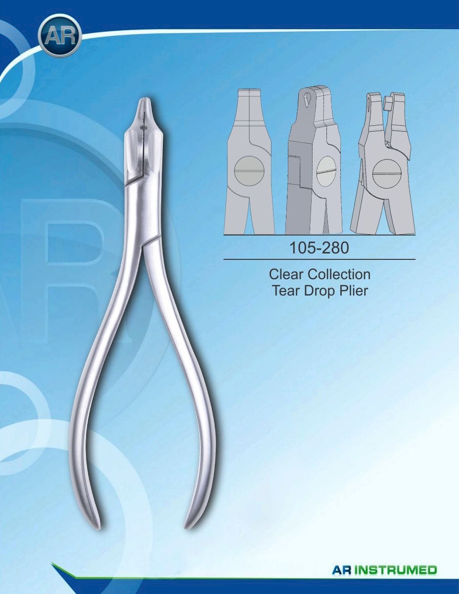 Orthodontics Pliers Clear Collection Tear Drop Plier – AR Instrumed, Zangen
