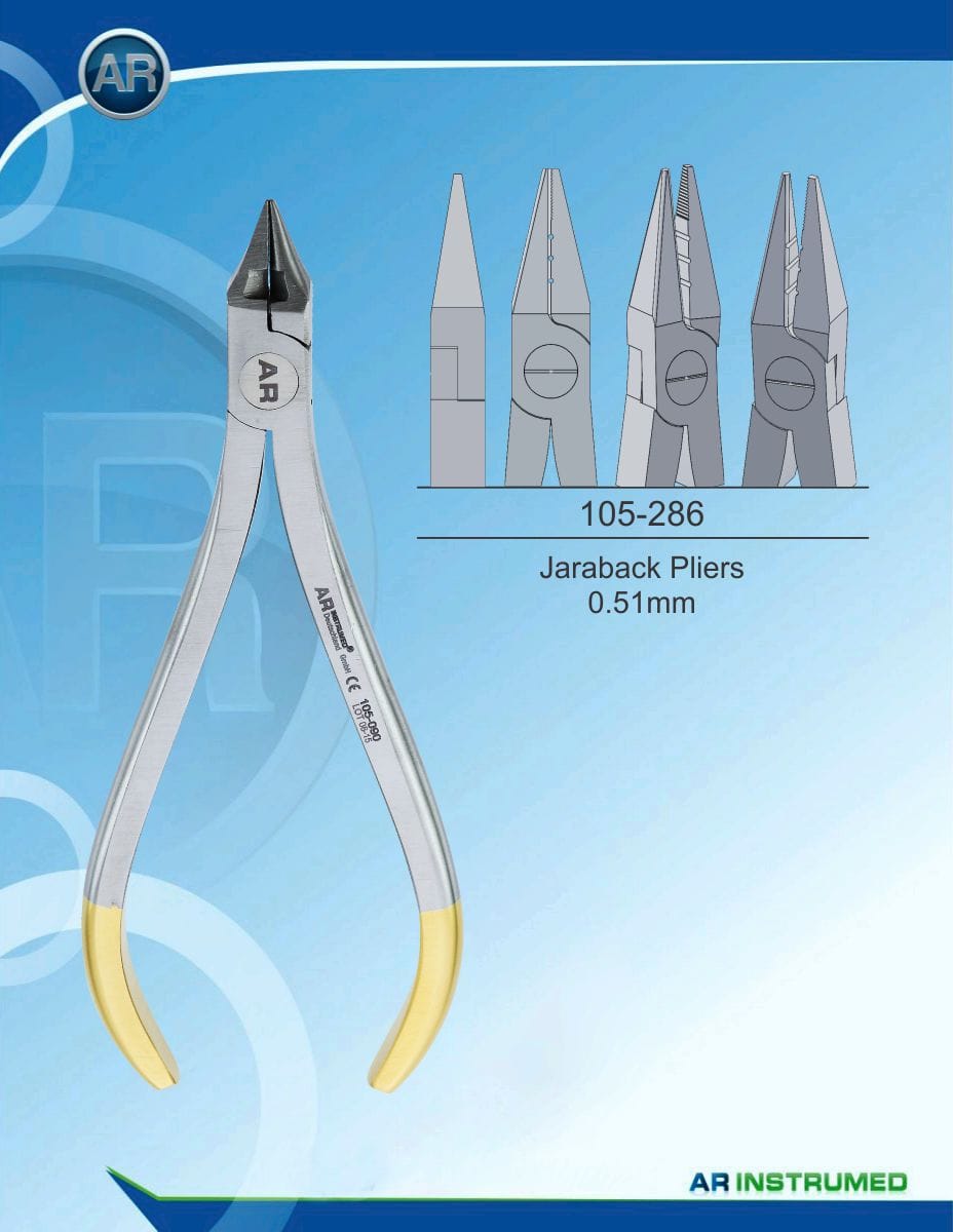 Orthodontics Pliers Jaraback Pliers 0.51mm – AR Instrumed, Pliers