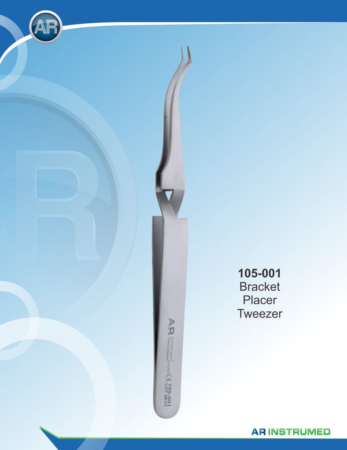 Bracket Placing Tweezer 13cm – AR Instrumed, Pliers
