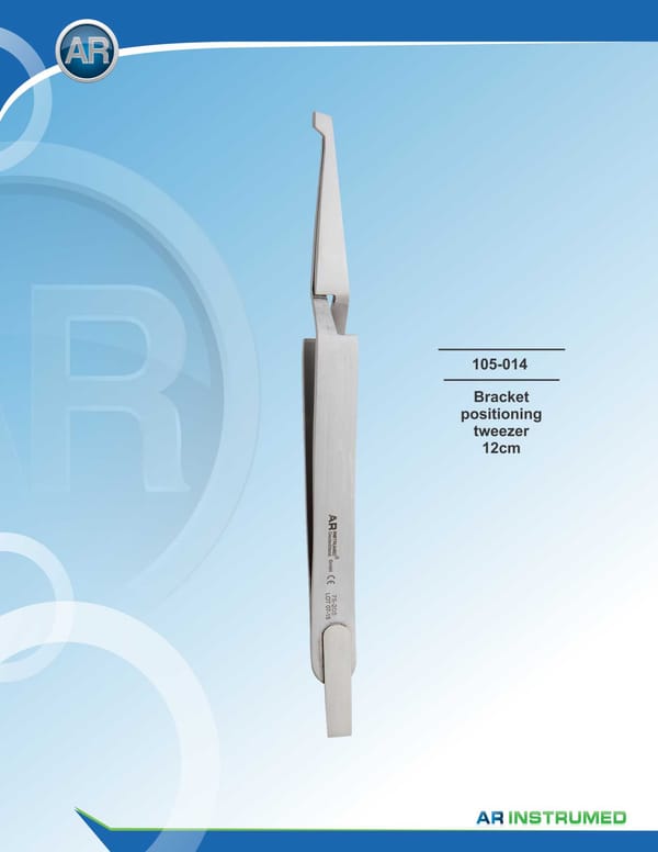 Bracket Positioning Tweezer 12cm