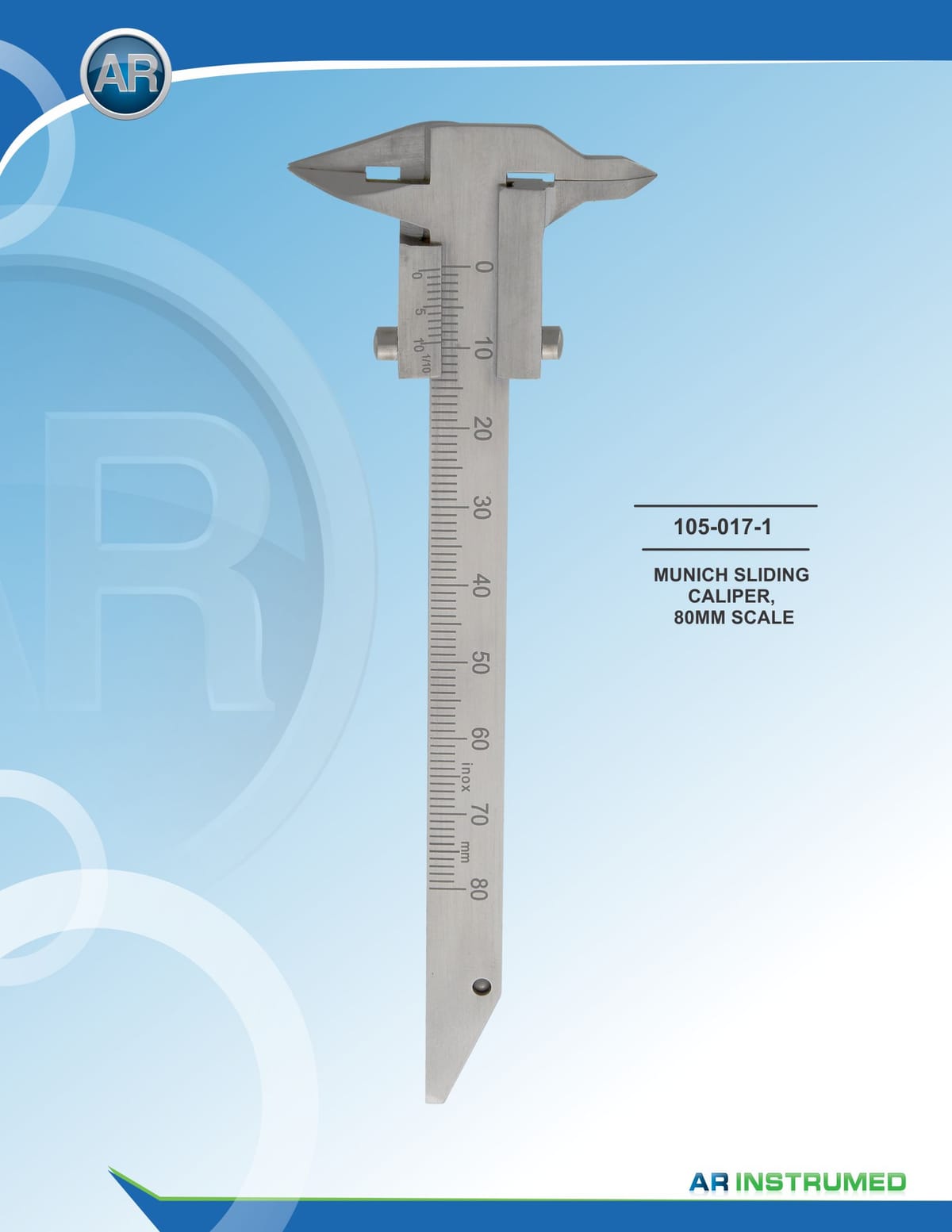 Caliper 130mm – AR Instrumed, Trays, Sterilcontainer und Zubehör