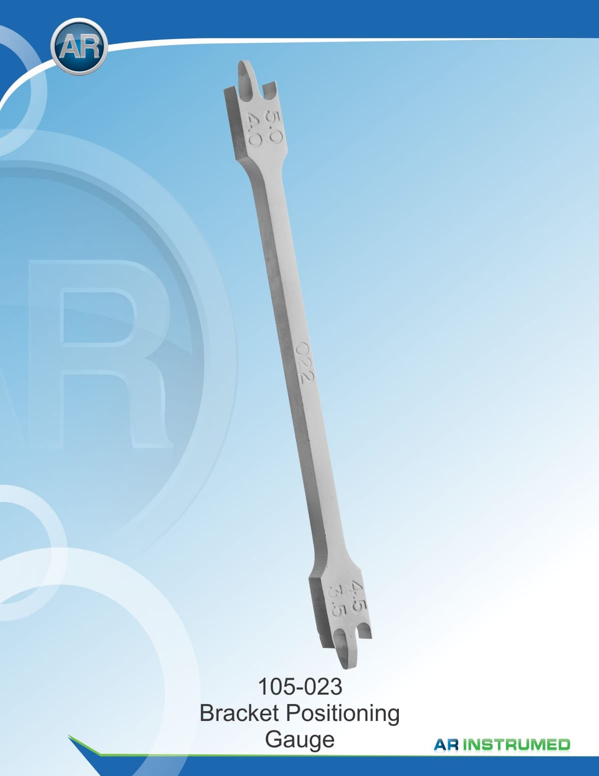 Bracket Positioning Gauge .022" slot – AR Instrumed, Pliers