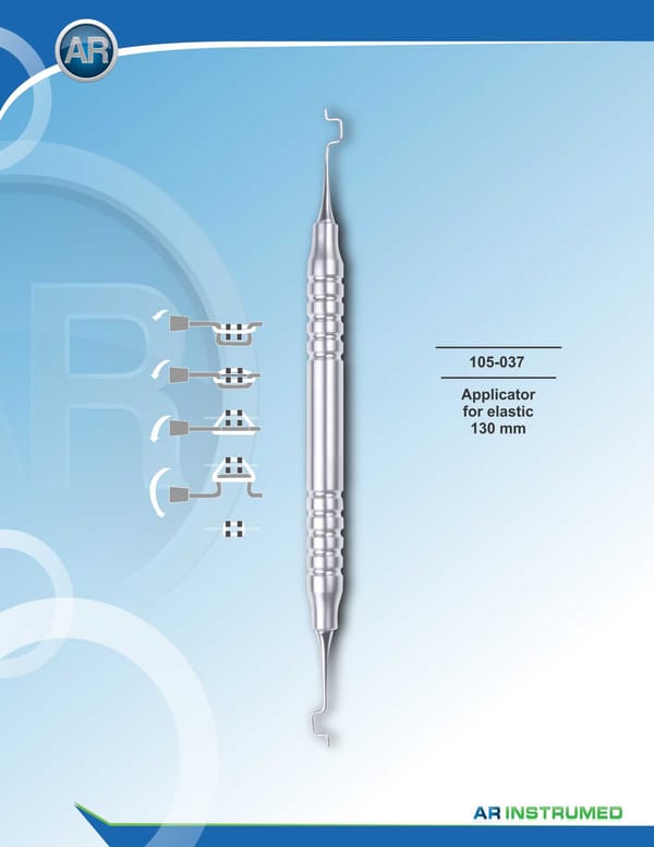 Applicator for Elastic16cm Hollow Handle 10mm