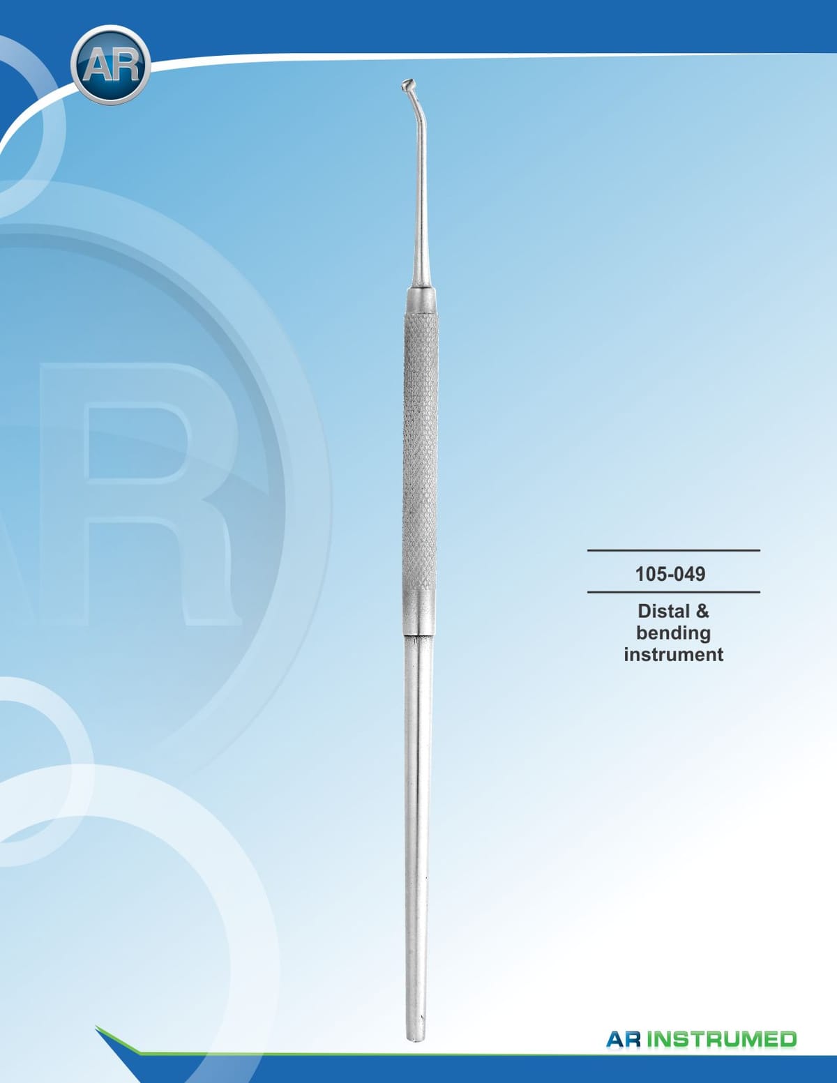 Distal &amp; Bending 0.5mm/0.22 Hollow Handle 6mm – AR Instrumed, Zangen