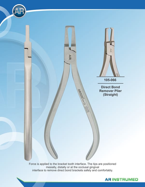 Direct Bond Bracket Remover Plier