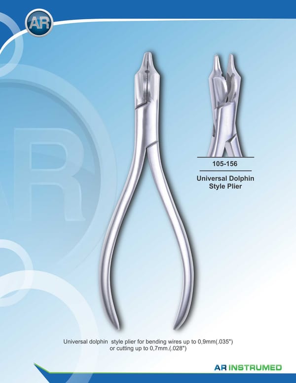Dolphin Universal Pliers Bend upto 0.9mm Cut upto 0.7mm