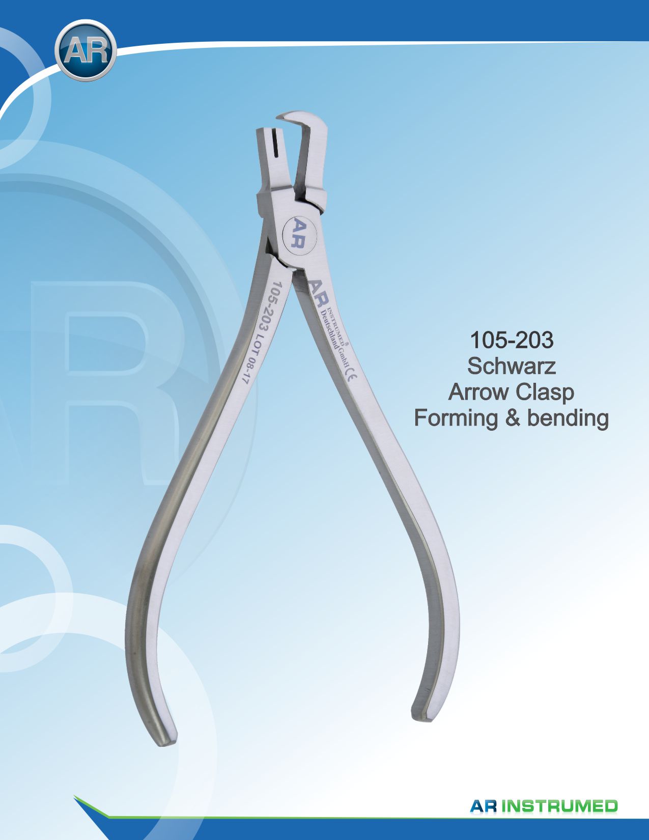 Schwarz Arrow Clasp Forming &amp; Bending Pliers max 0.7mm .028" Wire