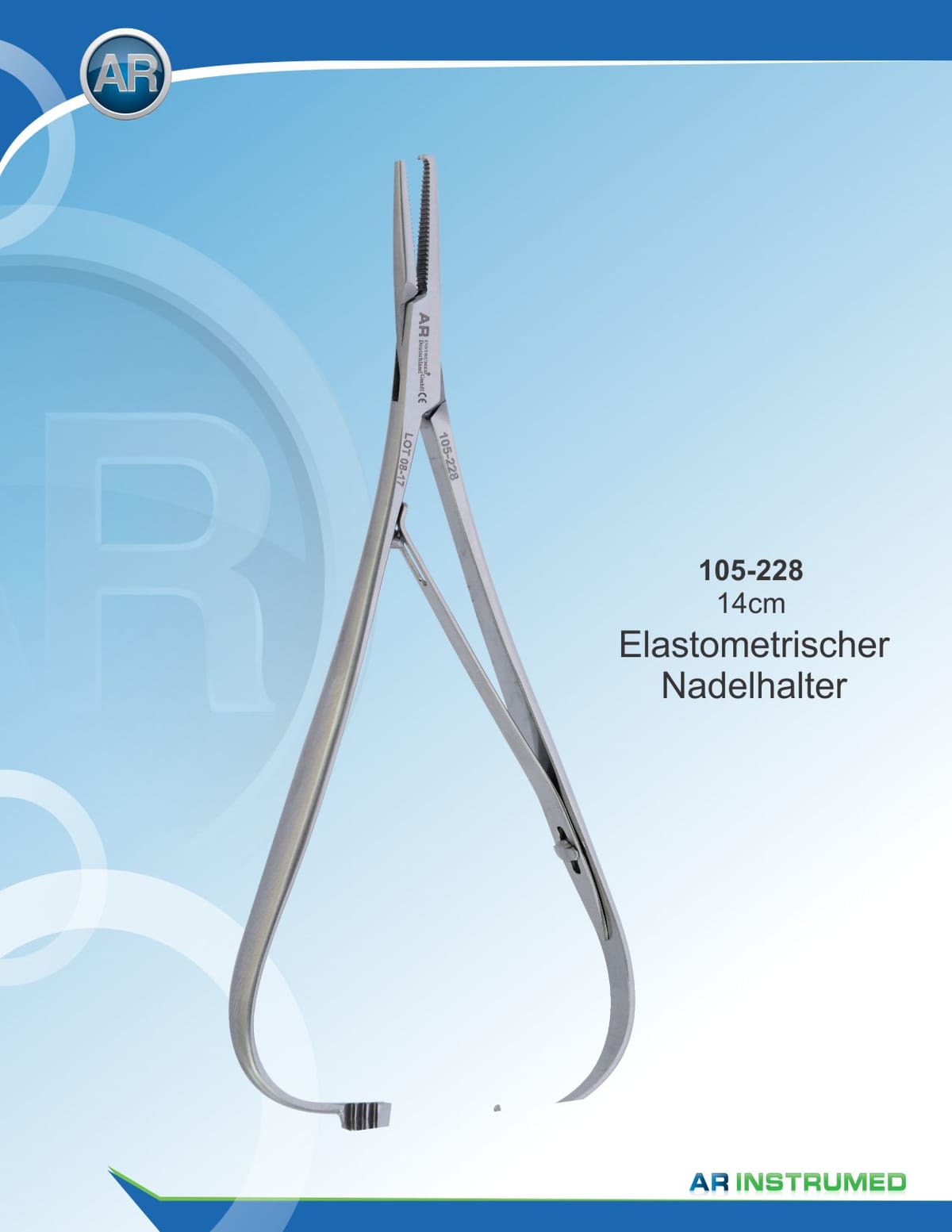 Elastomeric Ligature Placing Forceps with Groove 14cm – AR Instrumed, Zangen