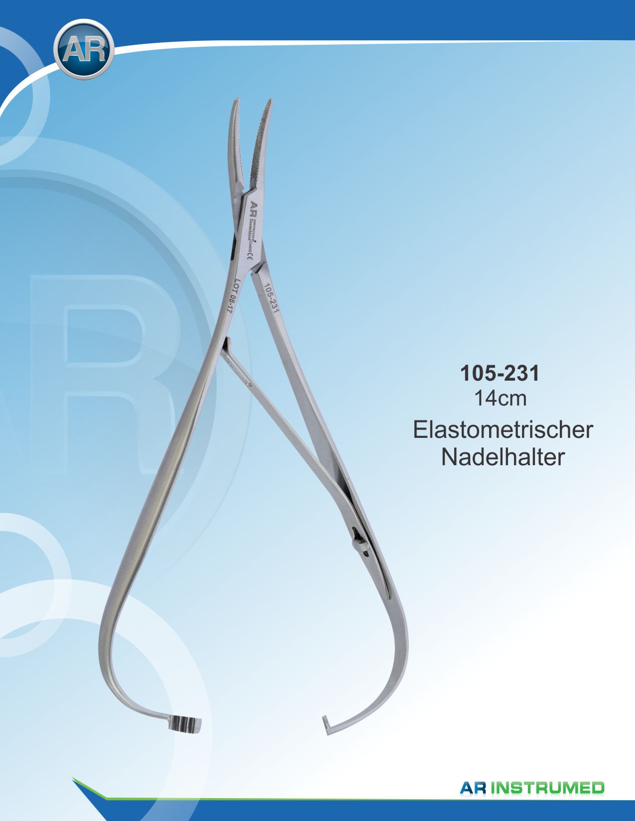 Elastomeric Ligature Placing Forceps with 14cm – AR Instrumed, Scissors & Needle Holders