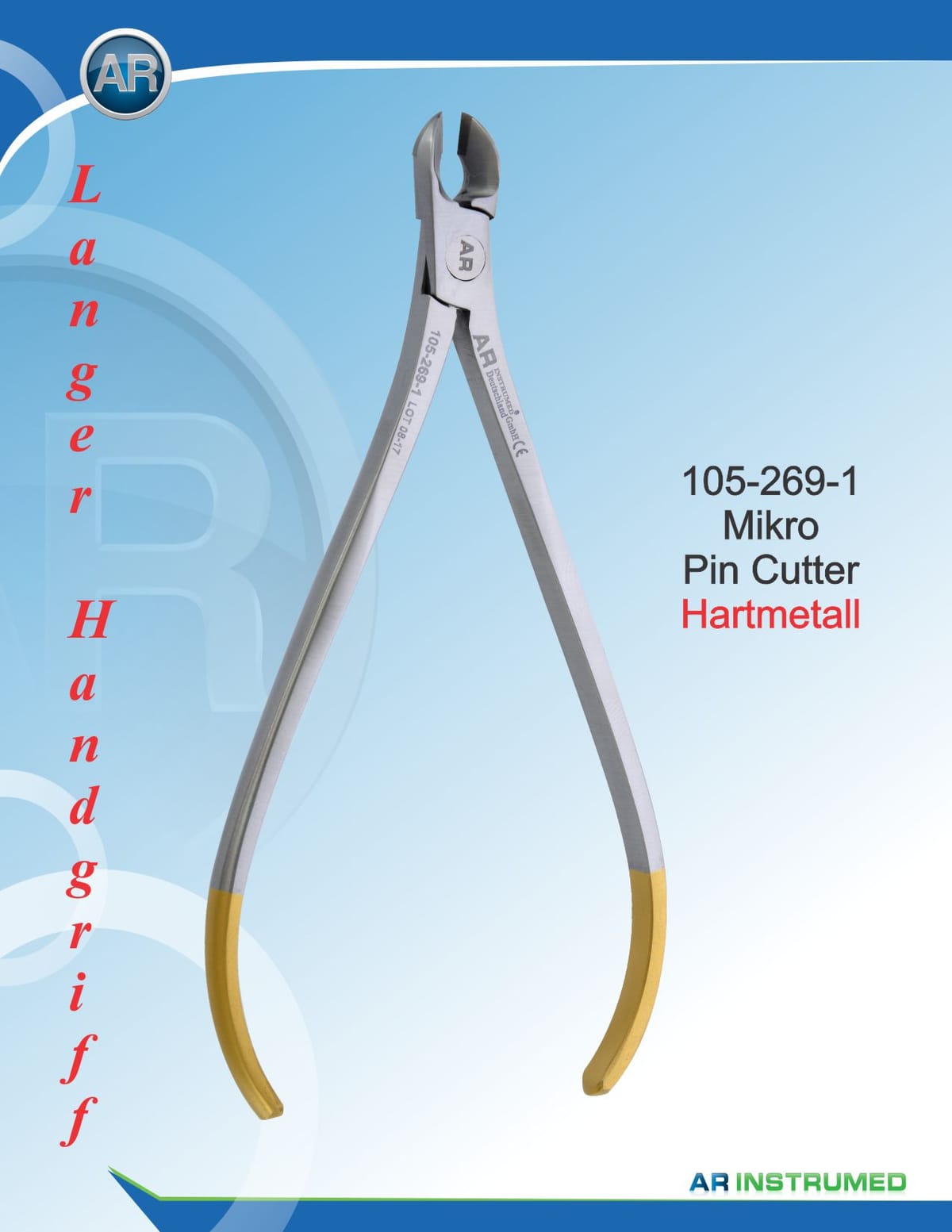 Micro Wire Cutter Tungsten Carbide Plier Long Handle 0.30mm .012mm" Wire – AR Instrumed, Pliers