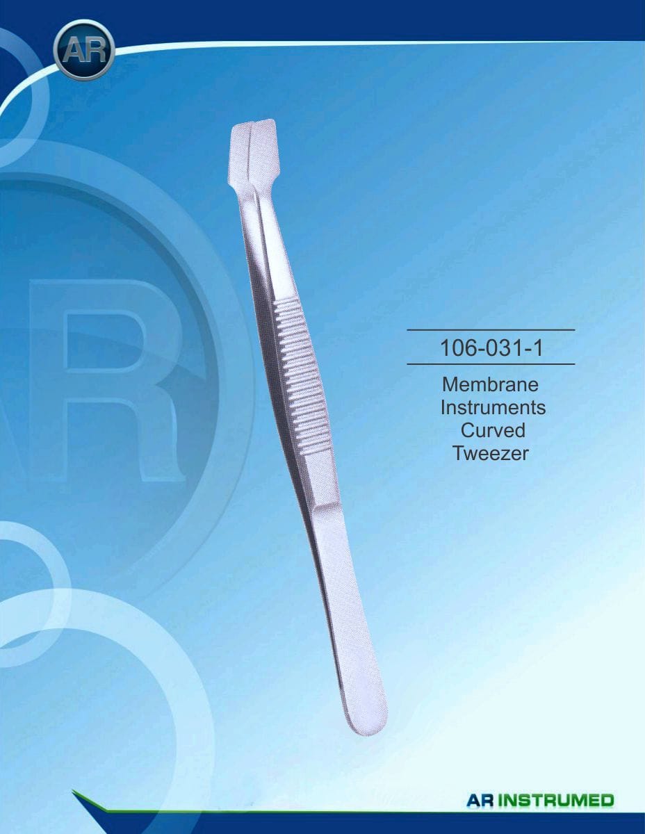 Membrane Instruments Curved Tweezer – AR Instrumed, Tweezers